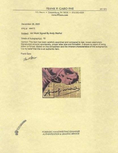 Andy Warhol - Violet Cow