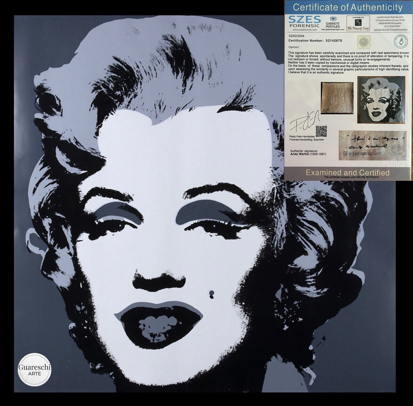 Andy Warhol – "This is not by me", 1970