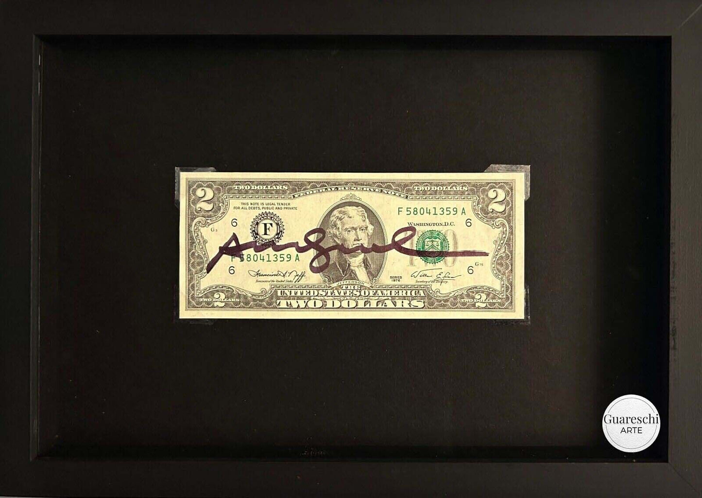 Andy Warhol – Banconota da un dollaro originale firmata (1976)