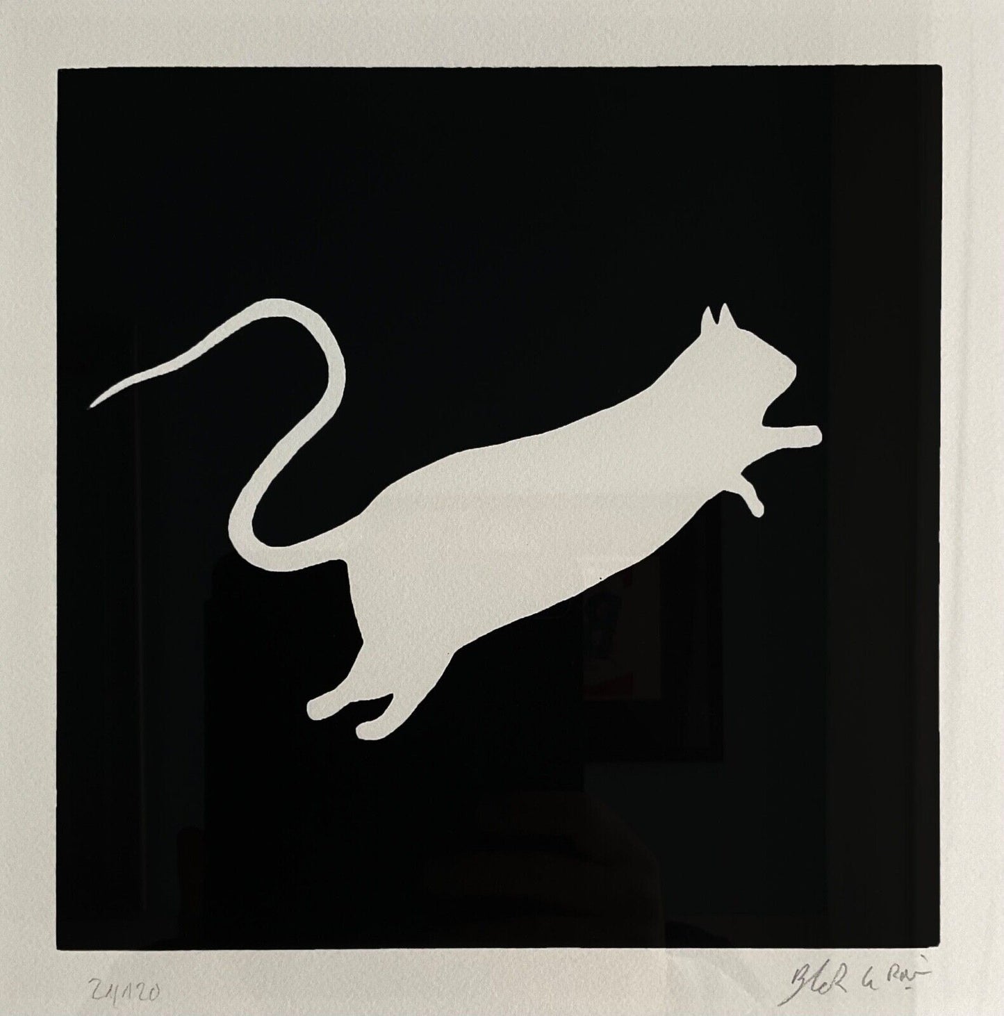 Blek le Rat – “Topo bianco su sfondo nero”