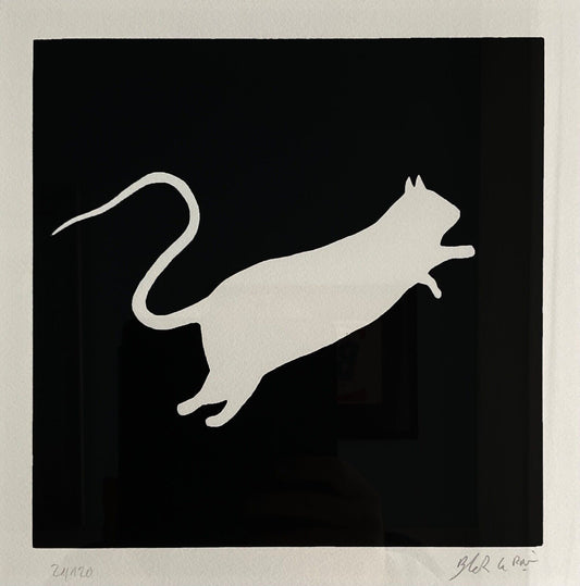Blek le Rat – “Topo bianco su sfondo nero”