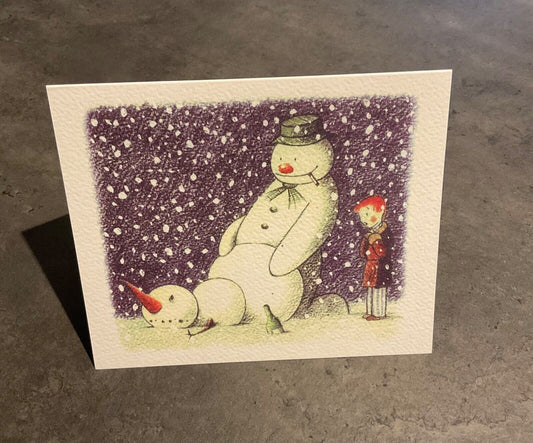 Banksy – Cartolina di Natale “Pupazzo di Neve Scortese” (2003)