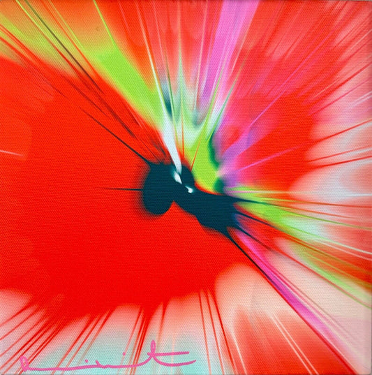 Damien Hirst – “Collapser” (2023, Giclée print on canvas, signed, unique piece)