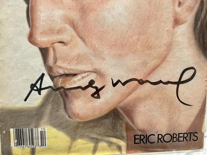Andy Warhol – Rivista Interview autografata (Ottobre 1986)