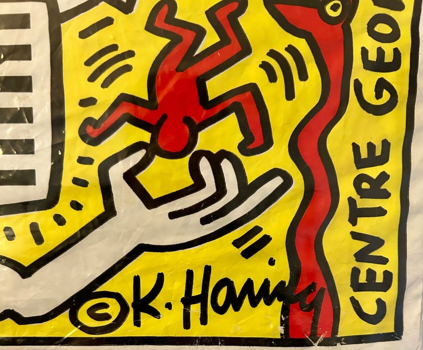Keith Haring – Borsa Oversize Illustrata (1987)