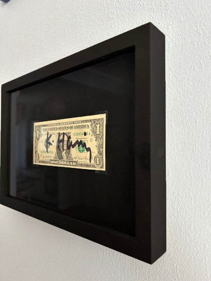 Keith Haring – Banconota da un dollaro firmata a mano (1981)