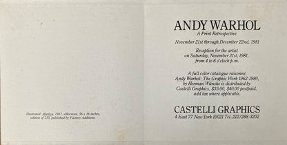 Andy Warhol – Marilyn 81