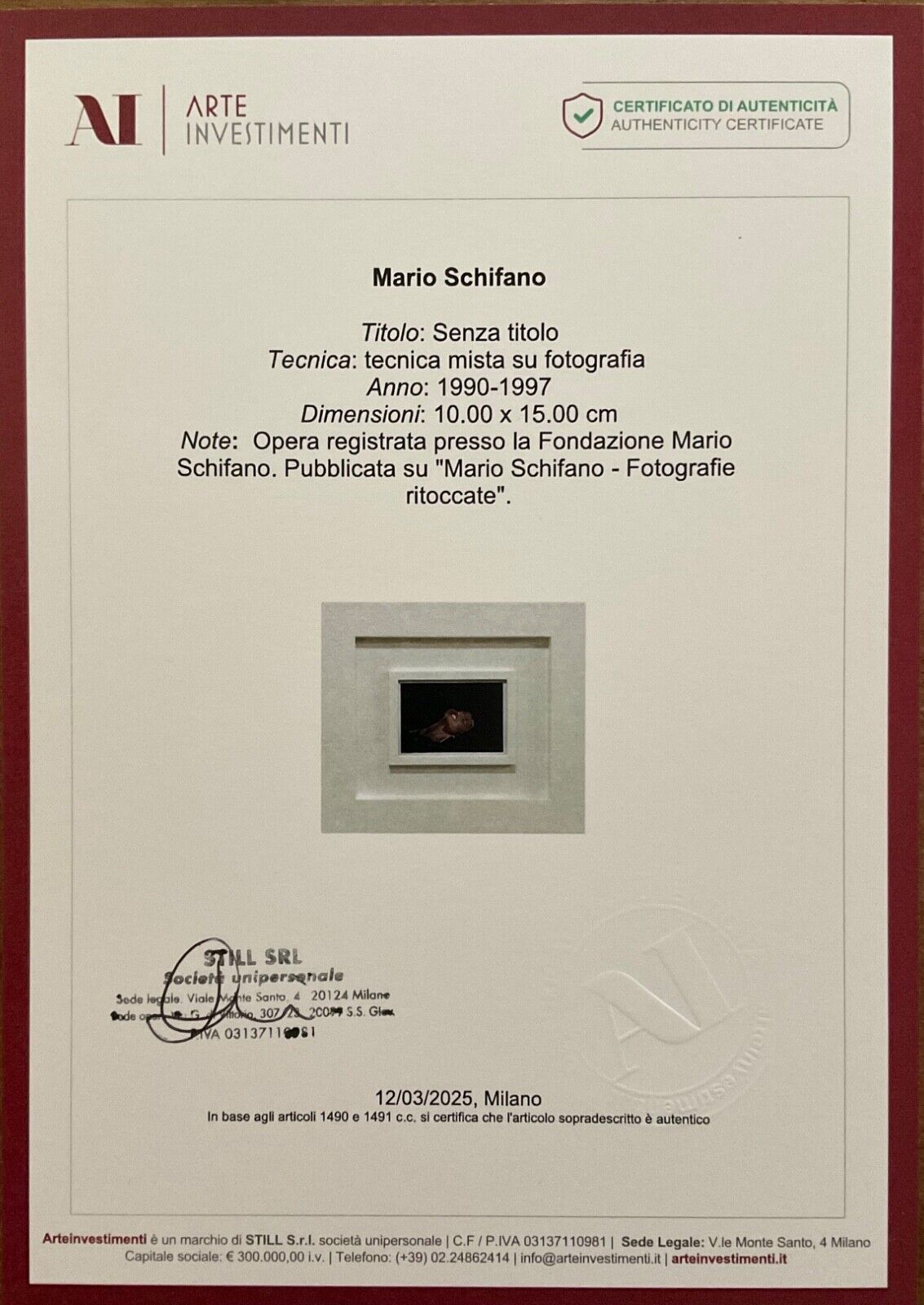 Mario Schifano – “Emozioni” (1990–1997)