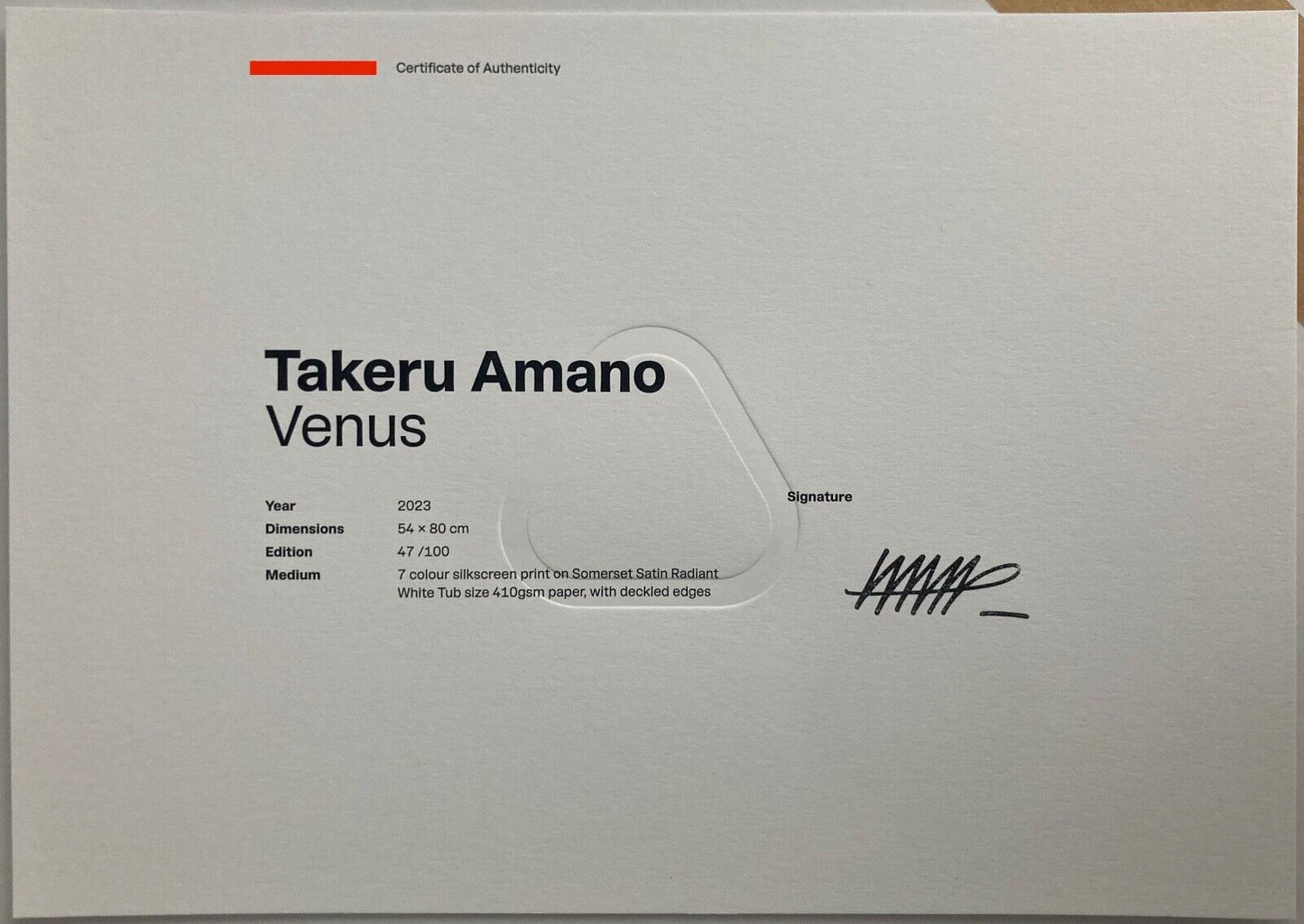 Takeru Amano – “Venere”