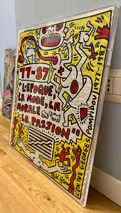 Keith Haring – Borsa Oversize Illustrata (1987)