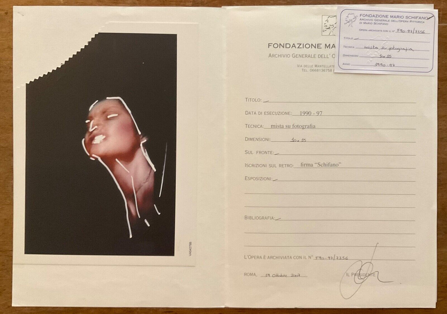 Mario Schifano – “Emozioni” (1990–1997)