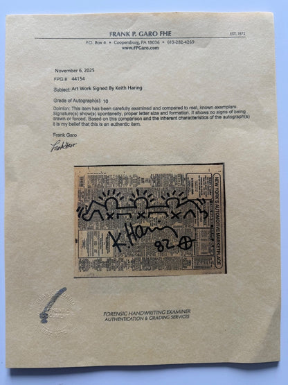 Keith Haring - Untitled "three figures" 1985