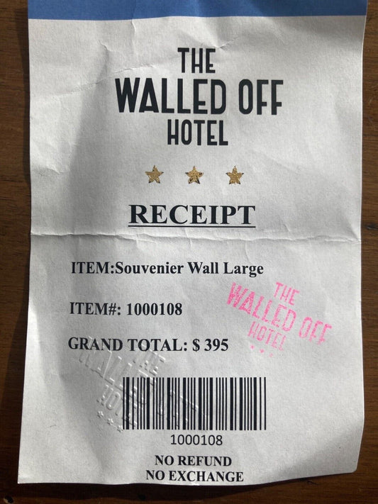 BANKSY – Originale del Walled Off Hotel (2018)