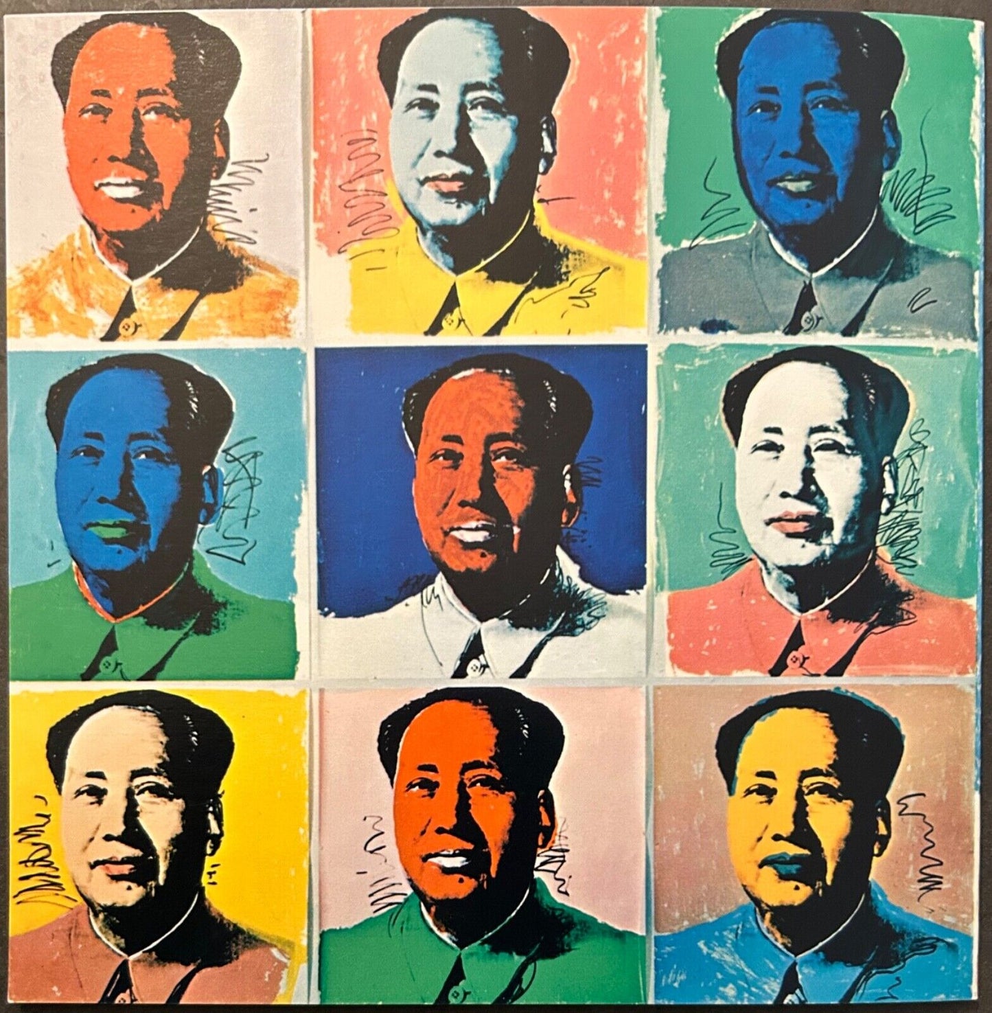 Andy Warhol – Cartolina d’invito “Mao” (1972)
