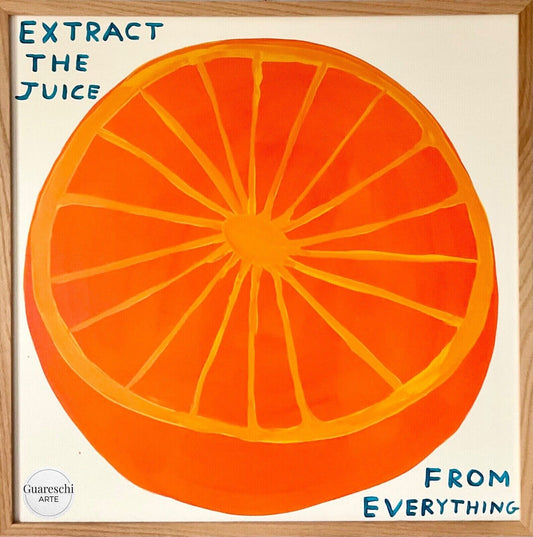 David Shrigley – “Estrai Il Succo Da Tutto” (2023)