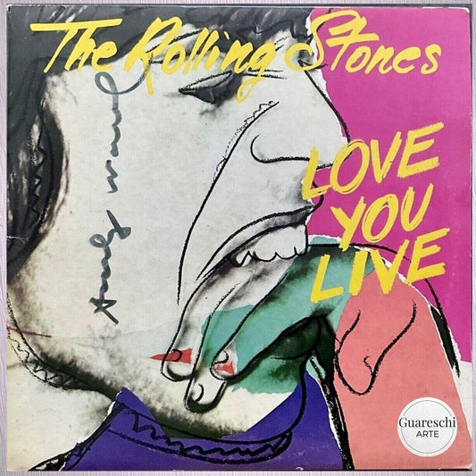 Rolling Stones – LP firmato da Andy Warhol (1977)