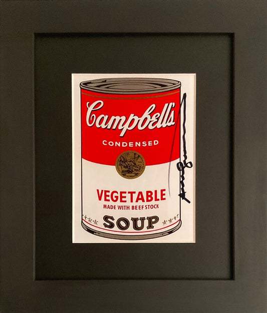 Andy Warhol – Stampa offset firmata a mano con COA