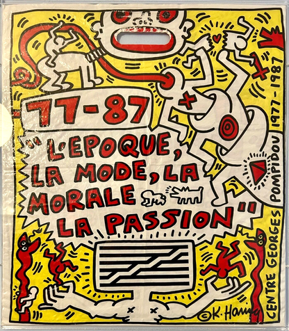 Keith Haring – Borsa Oversize Illustrata (1987)