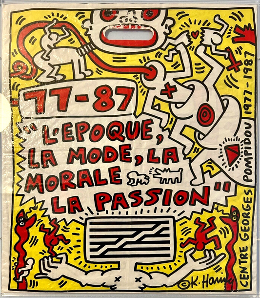 Keith Haring – Borsa Oversize Illustrata (1987)