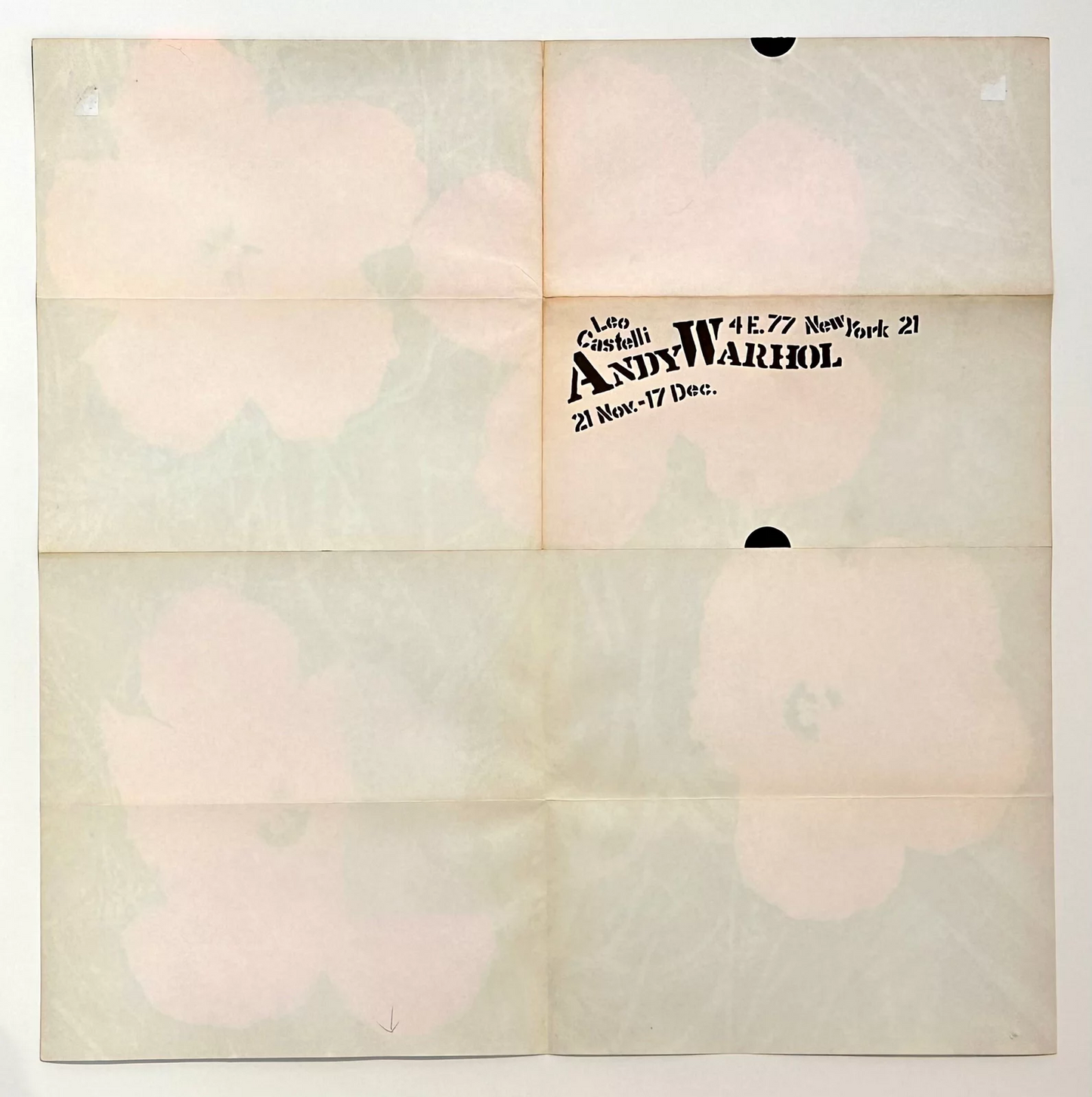 Andy Warhol – Leo Castelli Invitation Card (1964)