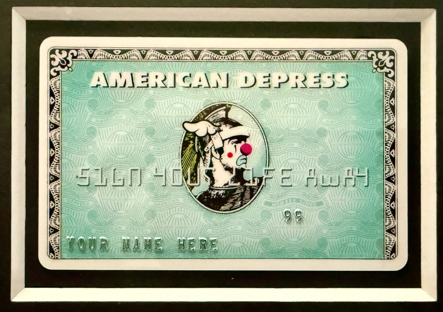 D*Face - American Depress Credit Card